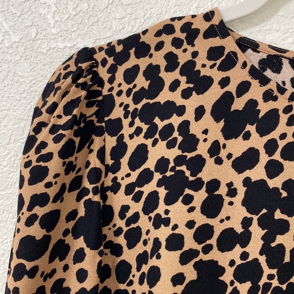 Reformation Port Leopard- Print Midi Dress Size 2 - Picture 8 of 14